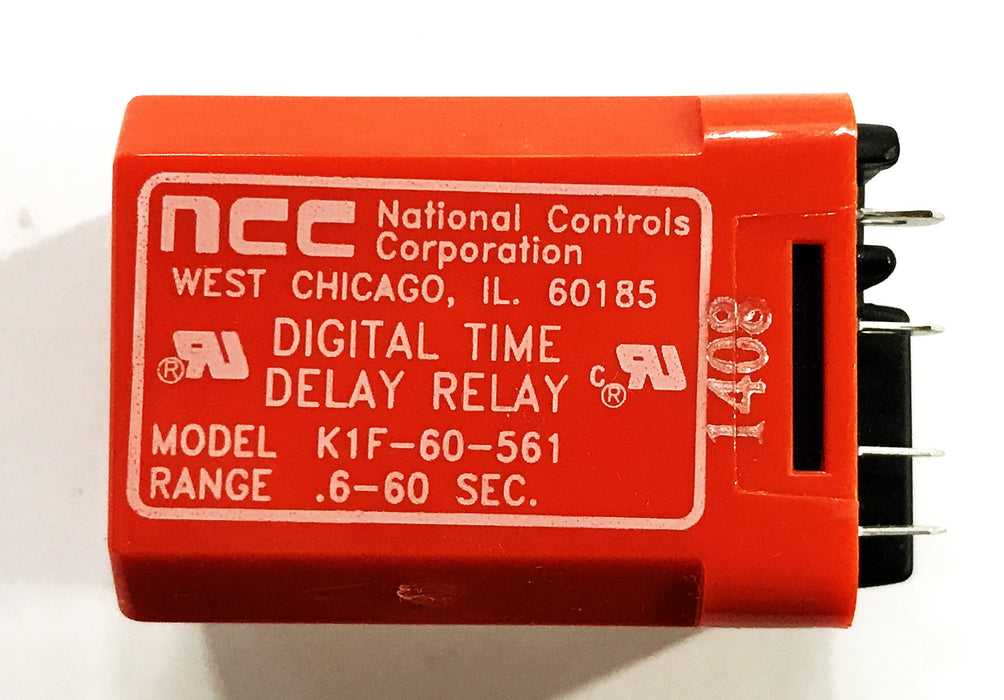 NCC Digital Time Delay Relay K1F-60-561 NOS