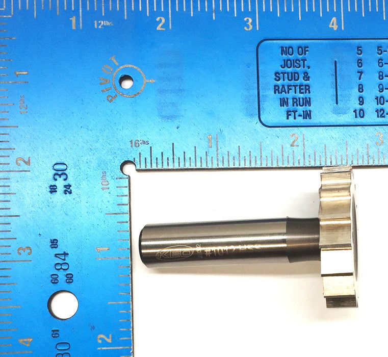 KEO Woodruff #1012 Keyseat Cutter HSS RH STR 943-000-313 NOS