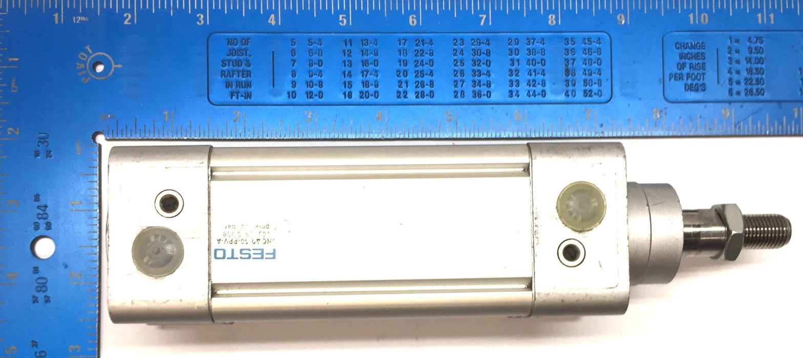 Festo Pneumatic Cylinder DNC-40-50-PPV-A (163339 SO08) USED