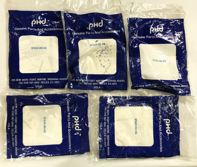 PHD Quick Connect Sensor Cordset 17533-00-02 [Lot of 5] NOS