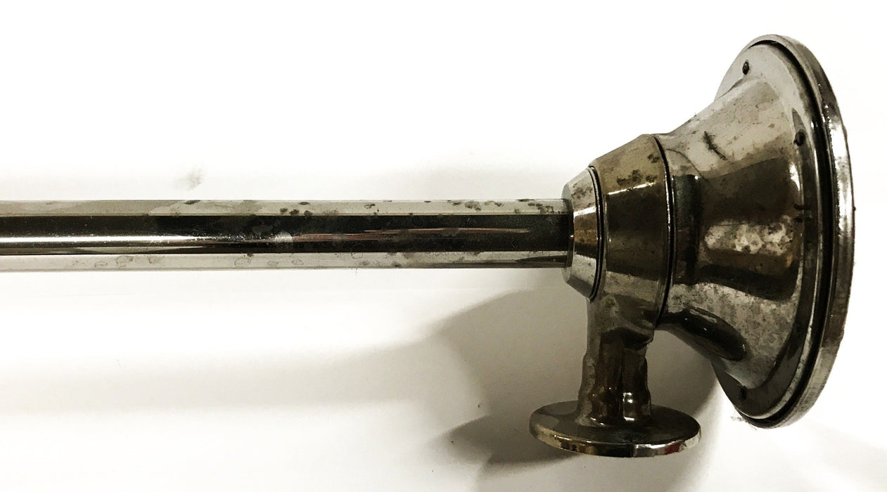 Grover Chrome Emergency Air Horn with Mounting Bracket 1510-2024 NOS