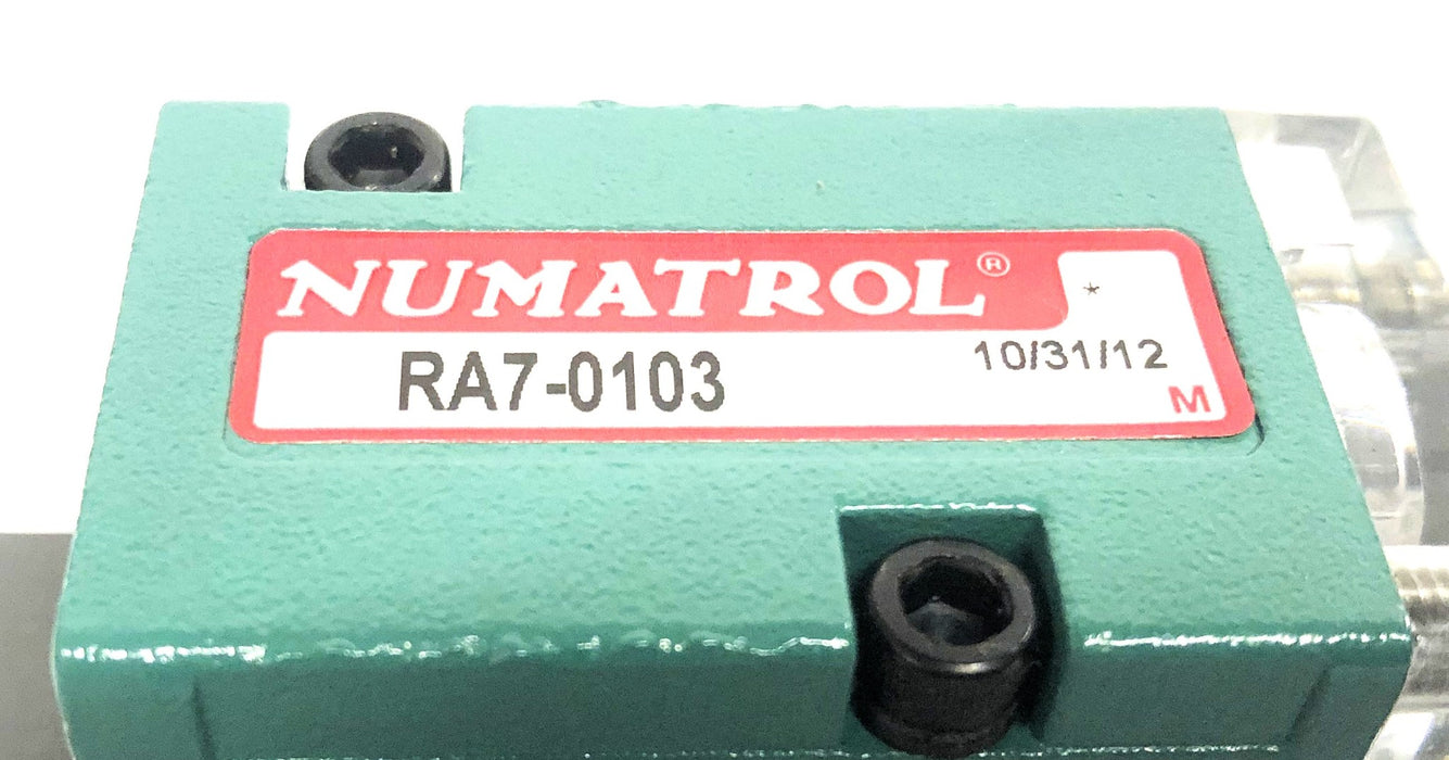 Numatics Pneumatic Relay Valve RA7-0103 NOS