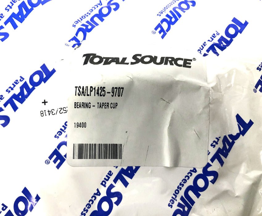 Total Source Tapered Bearing Cup LP1425-9707 [Lot of 2] NOS