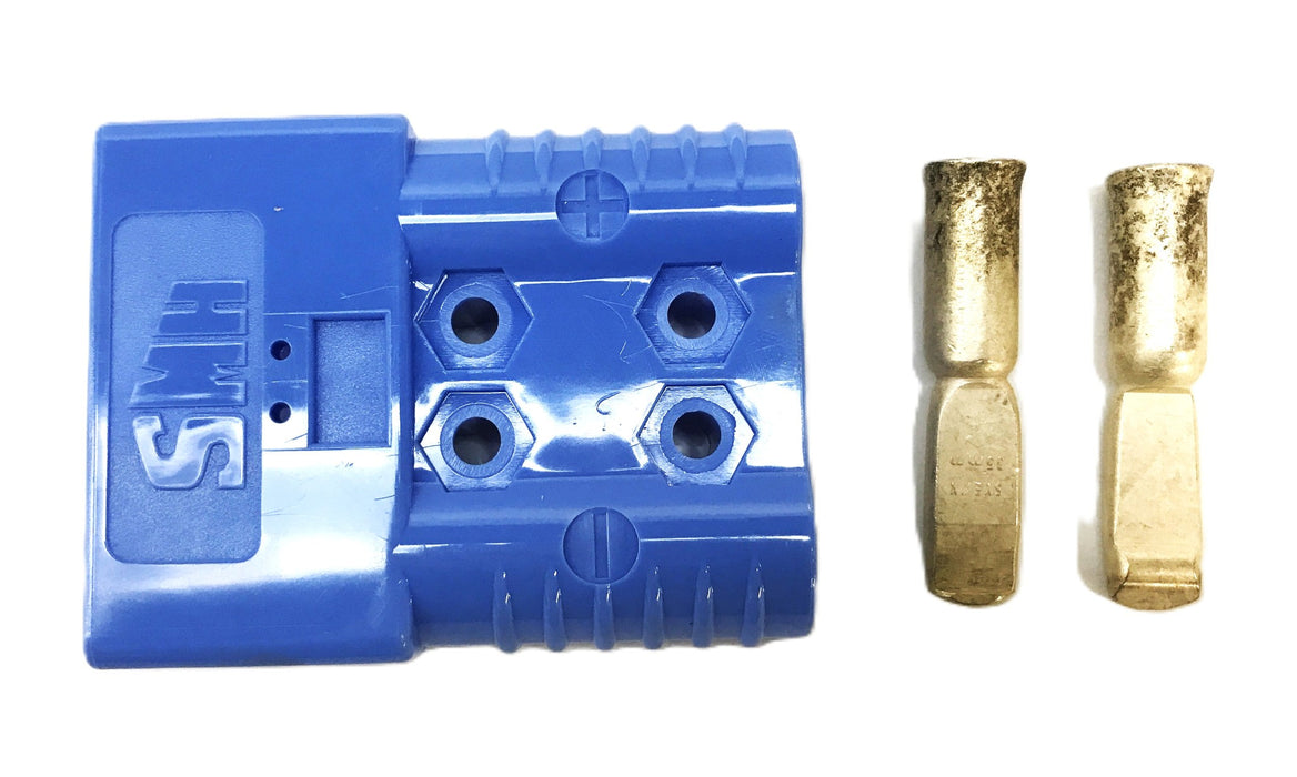 Total Source 35mm Blue Connector Assembly SY6375G2 [Lot of 3] NOS
