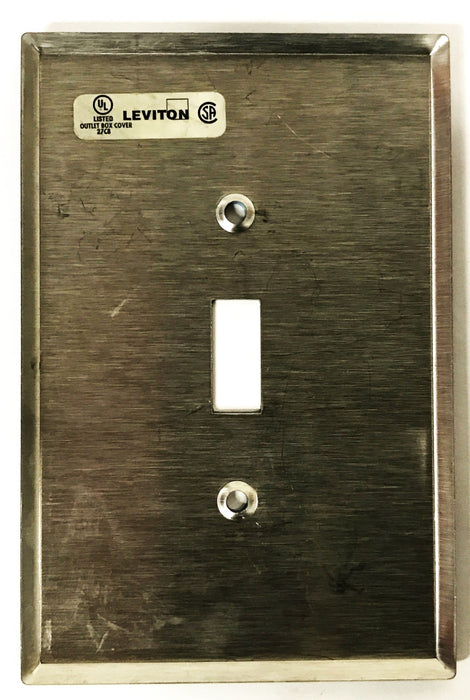 Leviton 1-Gang Toggle Switch Cover 104-84101-40 [Lot of 5] NOS
