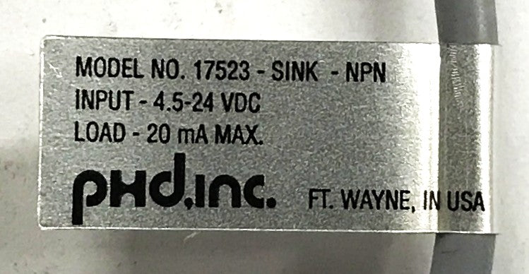 PHD Compact Proximity Switch Sense 17523-1 [Lot of 3] NOS