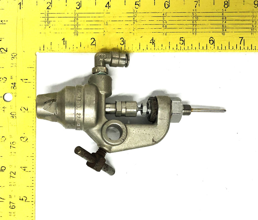 Spraying Systems Auto Jet Spray Gun With Needle And Elbow Fitting 22AUH USED