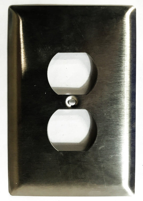 Pass & Seymour Stainless Steel 1-Gang 2-Hole Wall Plate SS08 [Lot of 8] NOS