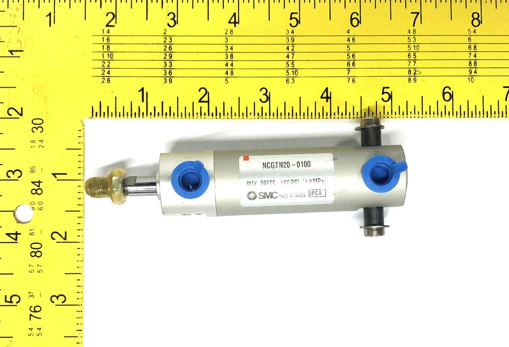 SMC 150psi 1.0MPa Pneumatic Cylinder NCGTN20-0100 NOS