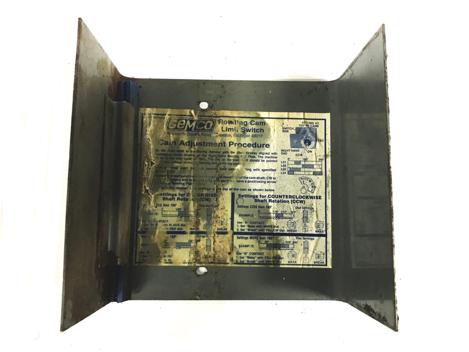 Gemco Rotating Cam Limit Switch 1980104RSPX USED