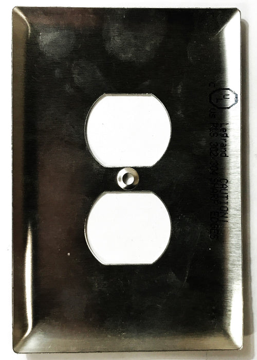 Pass & Seymour Stainless Steel 1-Gang 2-Hole Wall Plate SS08 [Lot of 8] NOS
