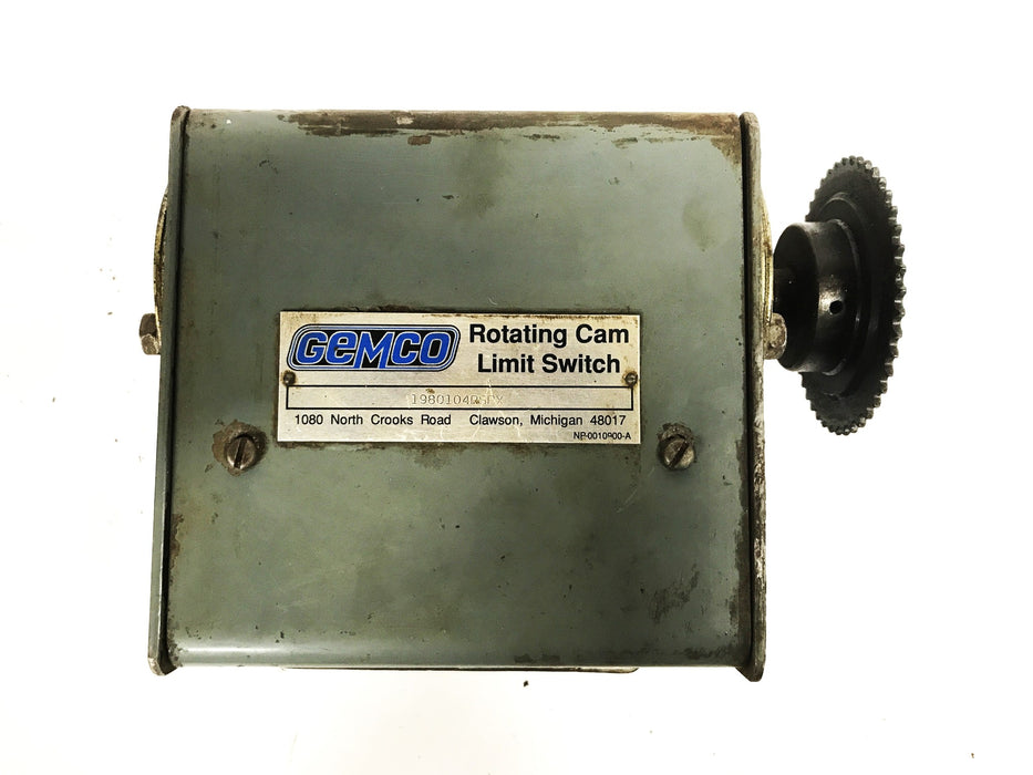 Gemco Rotating Cam Limit Switch 1980104RSPX USED