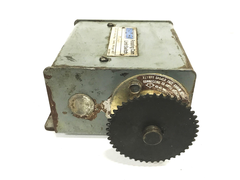 Gemco Rotating Cam Limit Switch 1980104RSPX USED