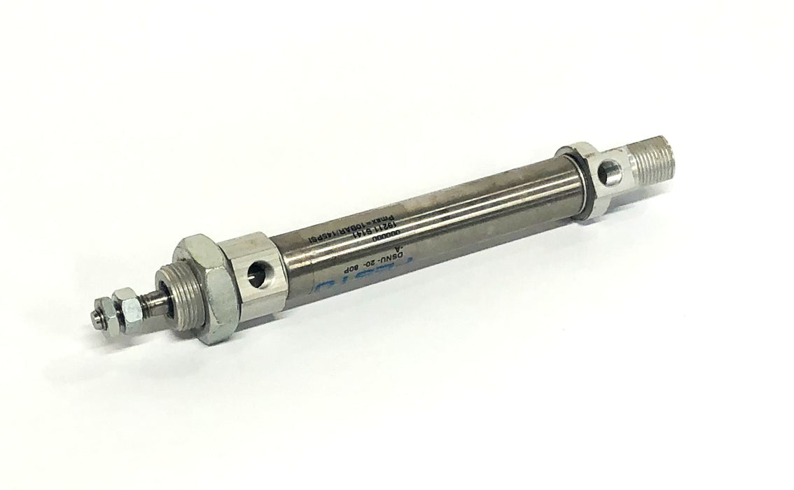 Festo 10bar 145psi 19211 S141 Pneumatic Cylinder DSNU-20-80P-A NOS