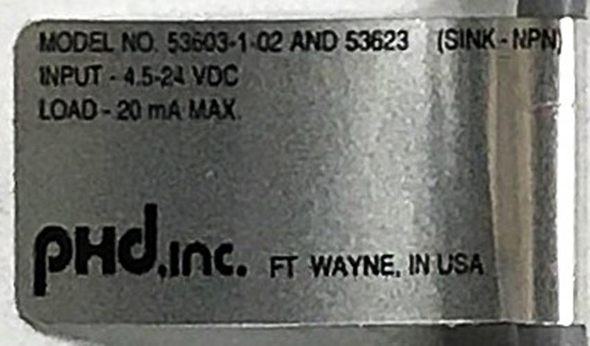 PHD Hall Effect Switch 53623-1 NOS