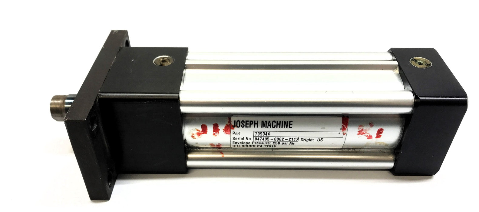 Joseph Machine 250 PSI Pneumatic Cylinder 799044 USED