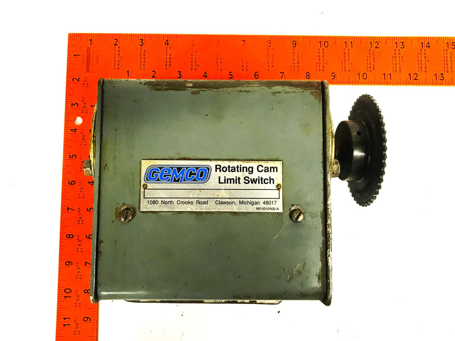 Gemco Rotating Cam Limit Switch 1980104RSPX USED