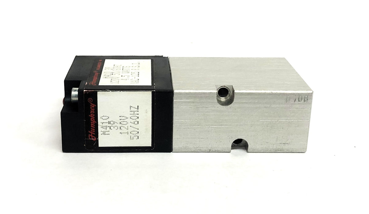 Humphrey 120V 50/60Hz 4.5 Watt VAC-125 PSI Pneumatic Solenoid Valve M410-39 NOS