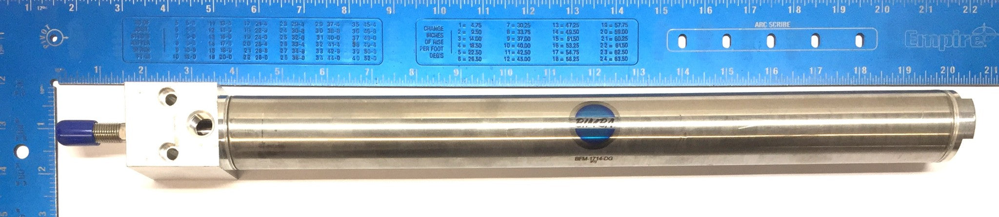 Bimba Double-Acting Pneumatic Air Cylinder BFM-1714-DG USED