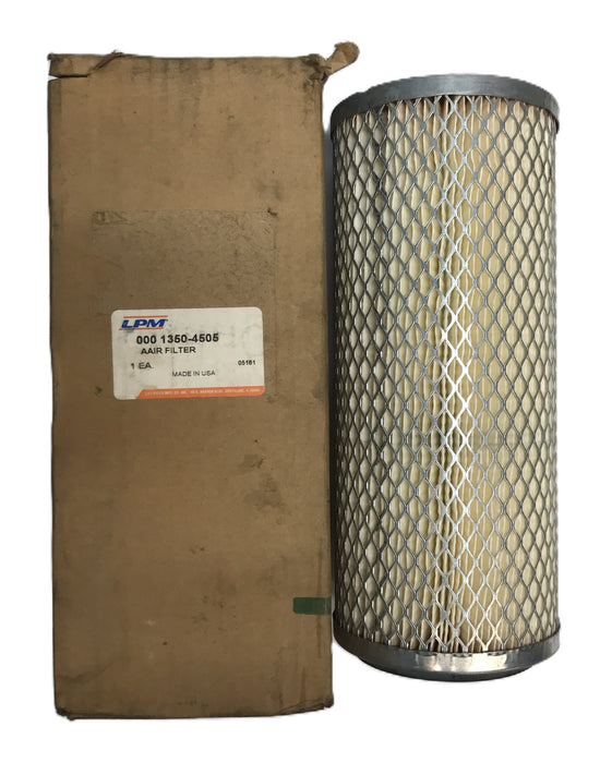 LPM Forklift Air Filter 000-1350-4505 NOS