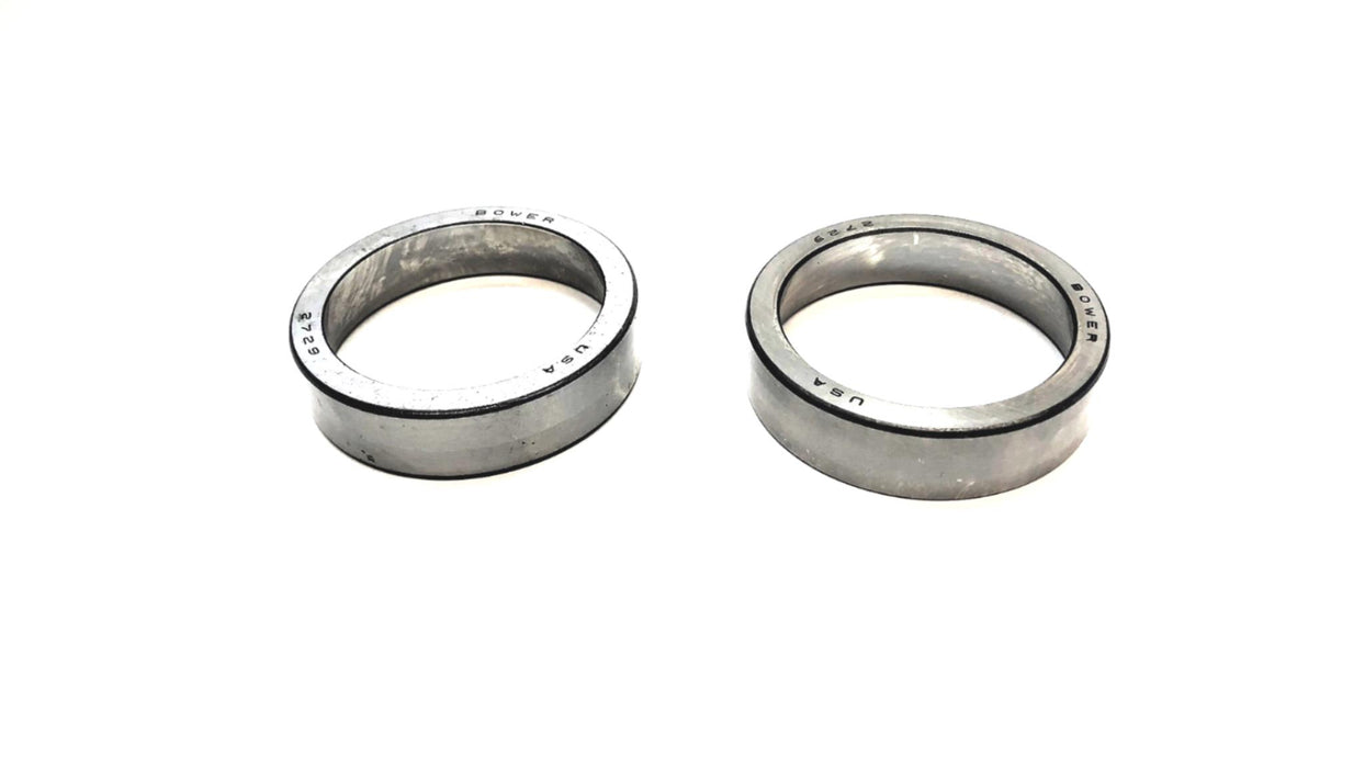 Bower Tapered Roller Bearing Cup (No Box) 2729 [Lot of 2] NOS