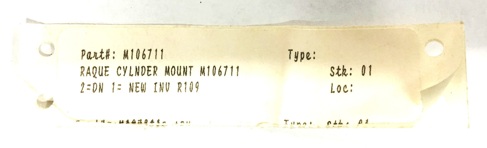 Raque Cylinder Mount M106711 [Lot of 3] NOS