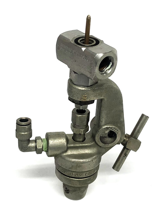 Spraying Systems Auto Jet Spray Gun With 1/4 Inch Air Atom Fitting 22AUH USED