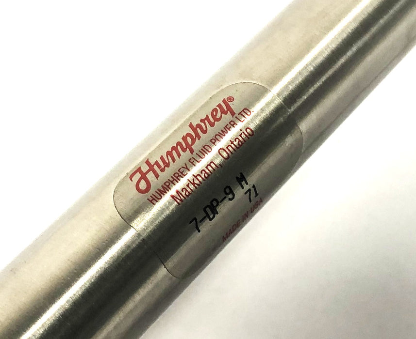 Humphrey Pneumatic Cylinder 7-DP-9-M 71 NOS