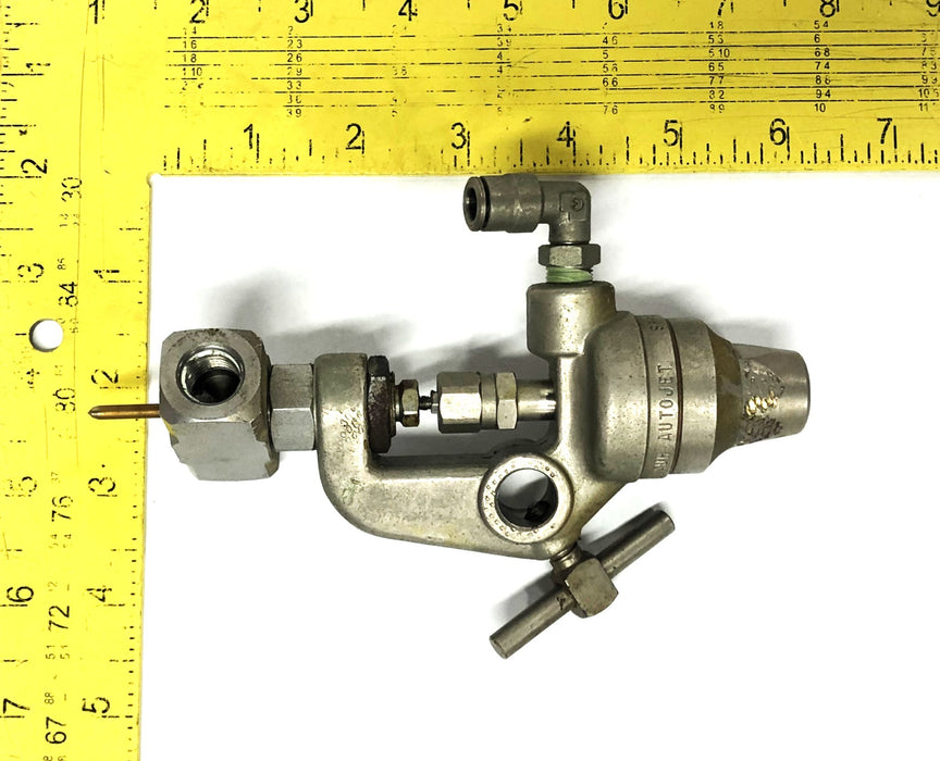 Spraying Systems Auto Jet Spray Gun With 1/4 Inch Air Atom Fitting 22AUH USED