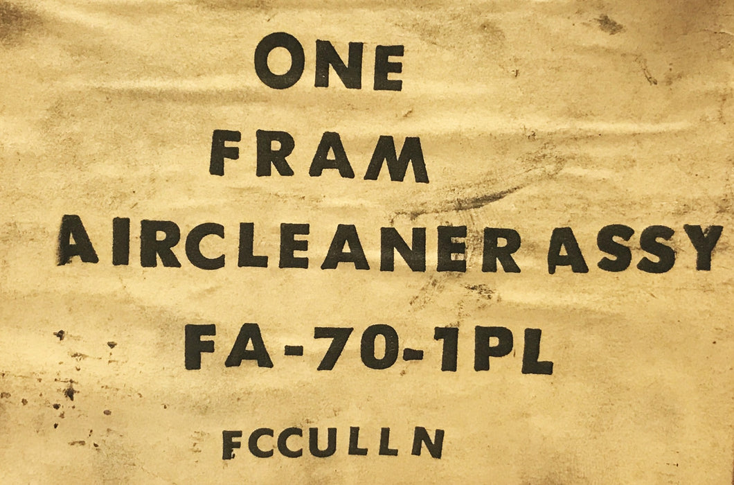 FRAM Air Cleaner Assembly CA70PL/FA701PL NOS