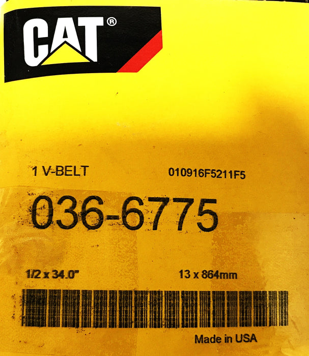 Caterpillar Cogged V-Belt 036-6775 [Lot of 3] NOS