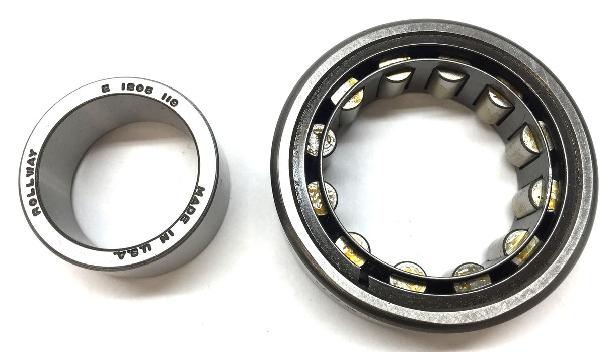 Rollway Cylindrical Roller Bearing 1205B with Inner Race Ring (E1205118) NOS