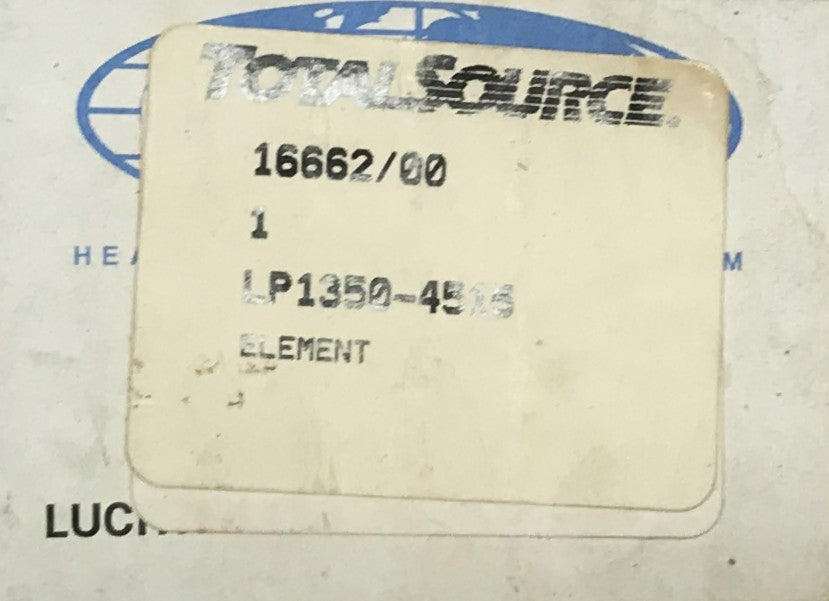 Total Source Forklift Air Filter LP1350-4515 NOS