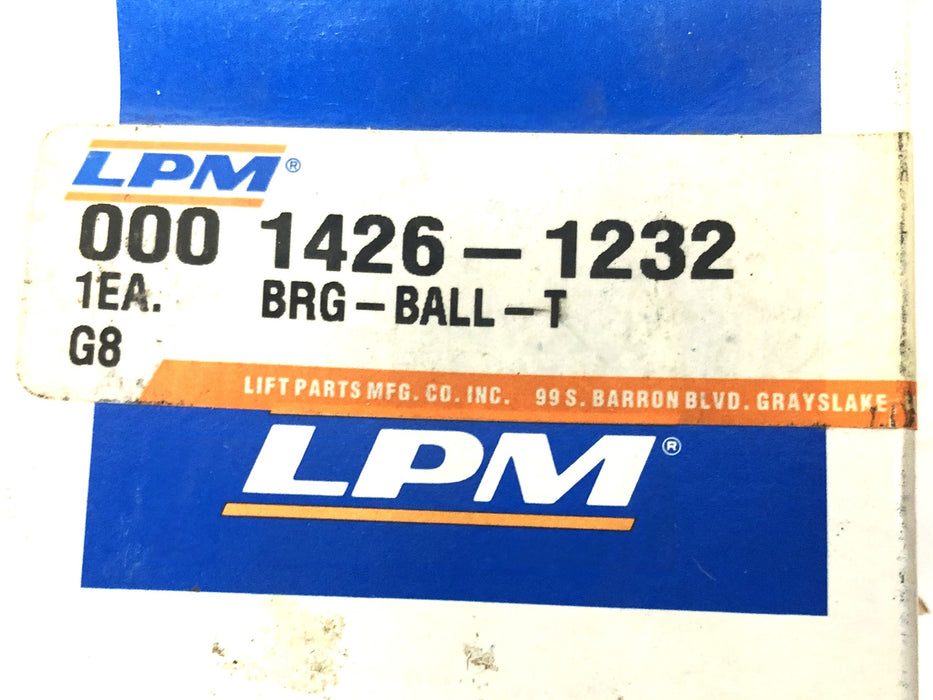 LPM BCA 01812 Thrust Ball Bearing 1426-1232 NOS