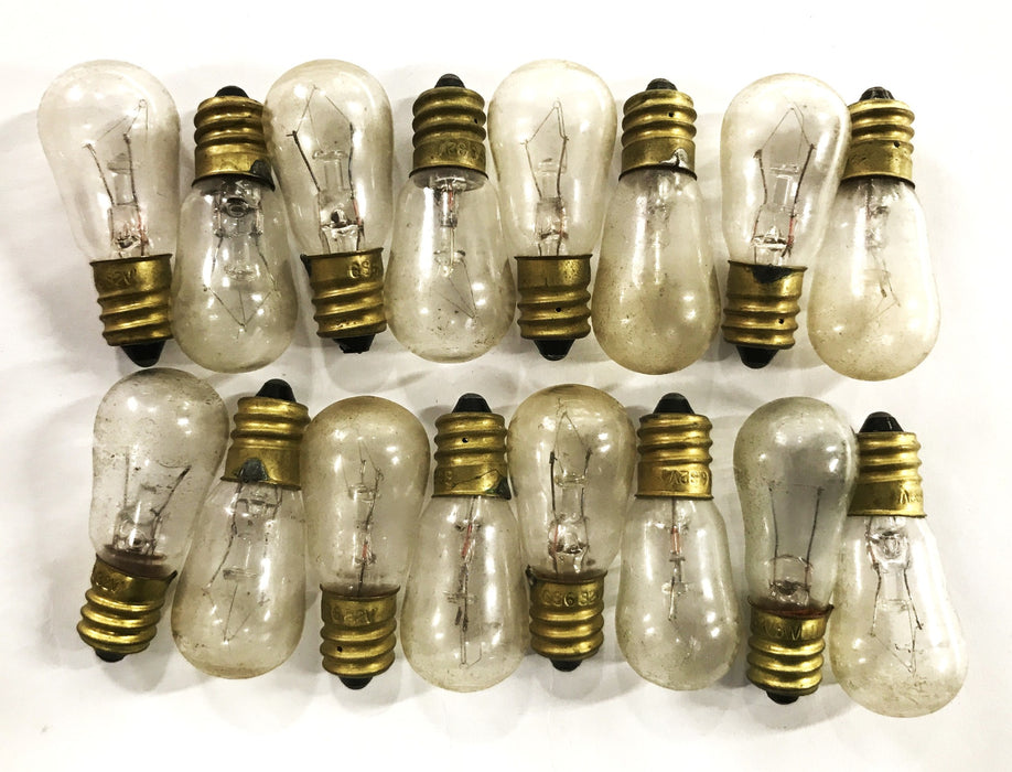 Spectro Candelabra Base Miniature Lamp 6S6 [Lot of 16] NOS
