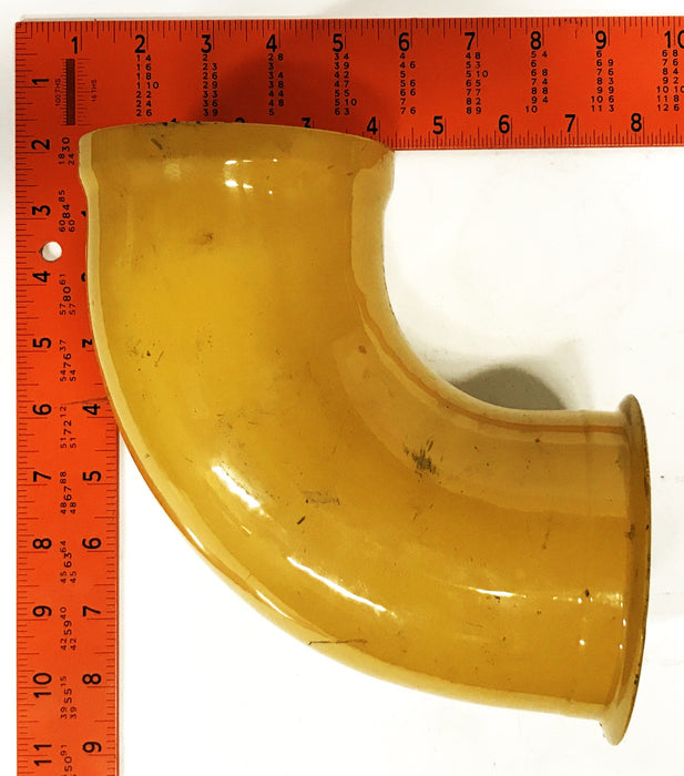 Capacity 4 inch Yellow Metal 90 Degree Turbo Exhaust Elbow 905501 NOS