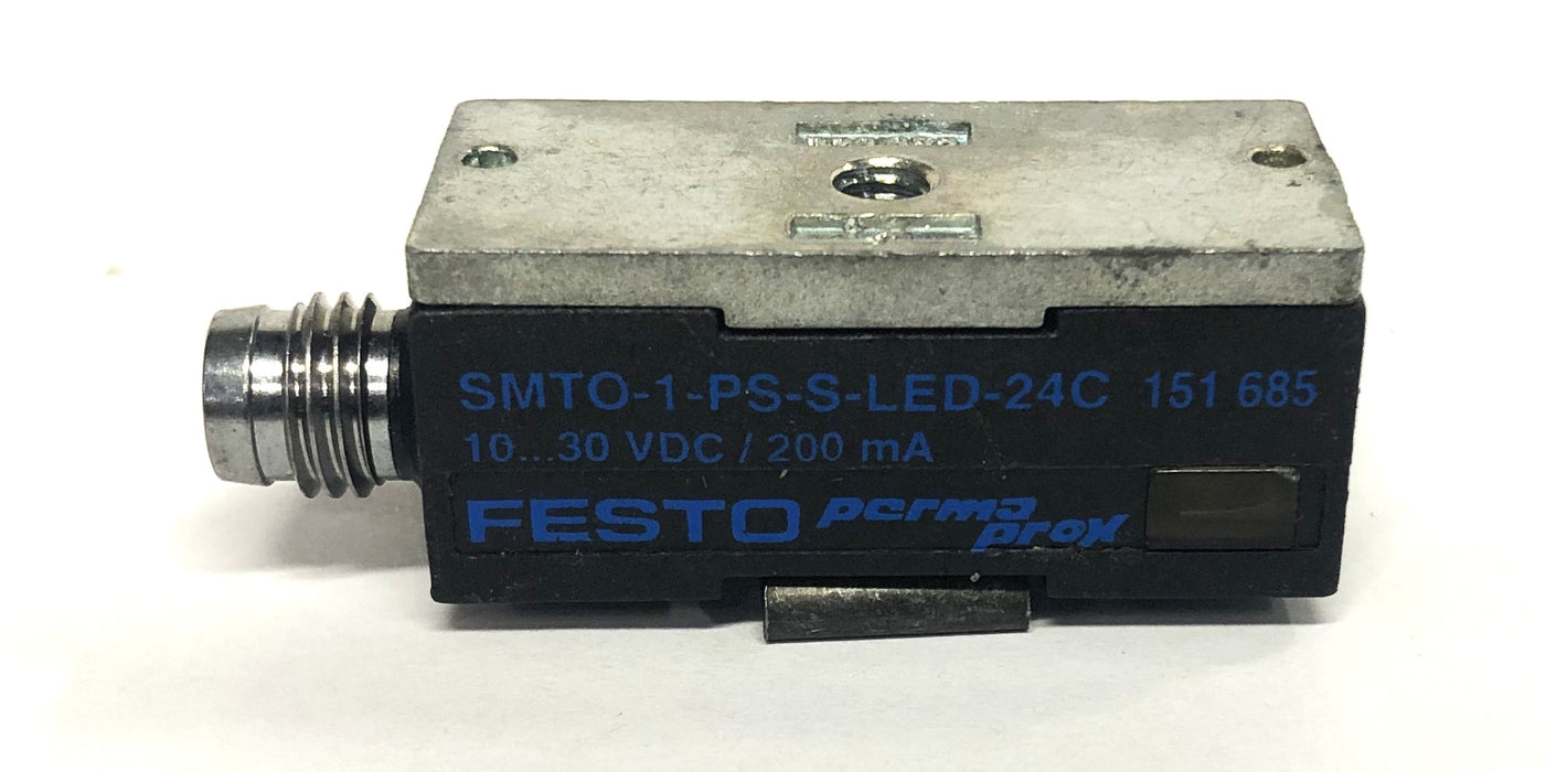 Festo 200mA 10...30VDC Proximity Sensor SMTO-1-PS-LED-24C NOS