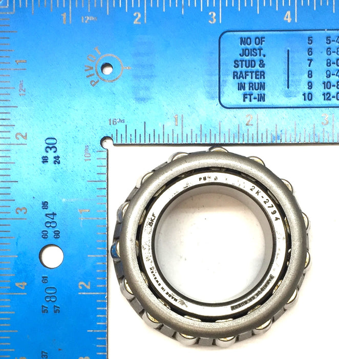 SKF Tapered Cylinder Roller Bearing Cone 2K-2794 (No Box) NOS
