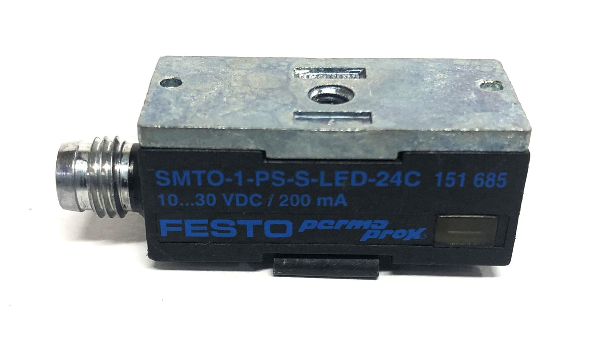 Festo 200mA 10...30VDC Proximity Sensor SMTO-1-PS-LED-24C USED