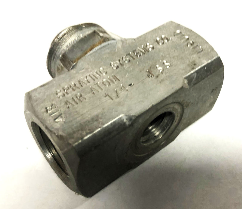 Spraying Systems Auto Air Atom Pneumatic Accessory 1/4-JSS USED