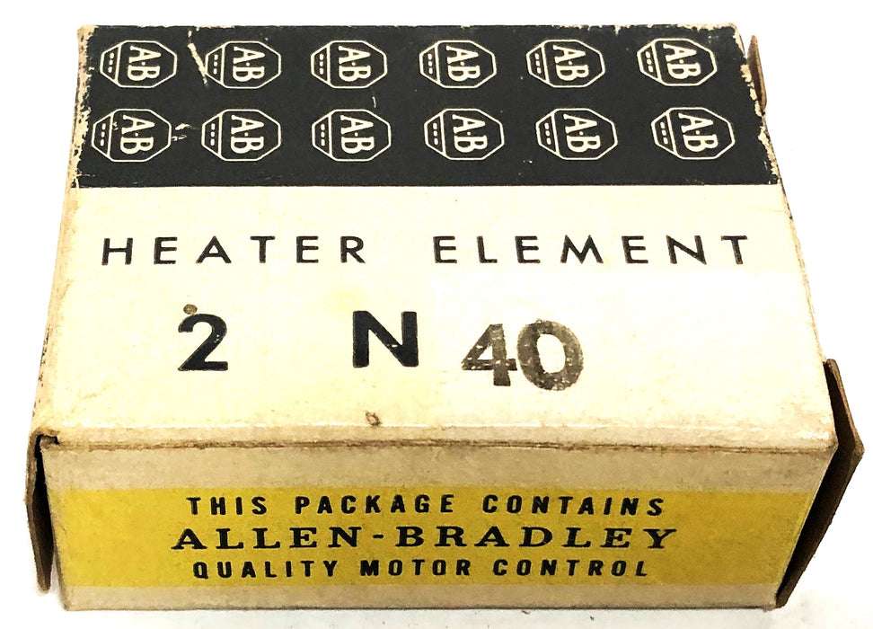 Allen-Bradley Set of 2 Heater Element N40 NOS
