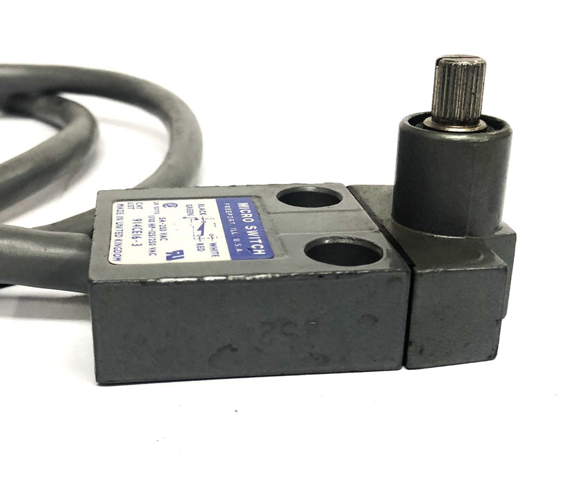 Micro Switch 5A-250VAC 1/10HP-125/120VAC Rotary Limit Switch 914CE16-3 USED