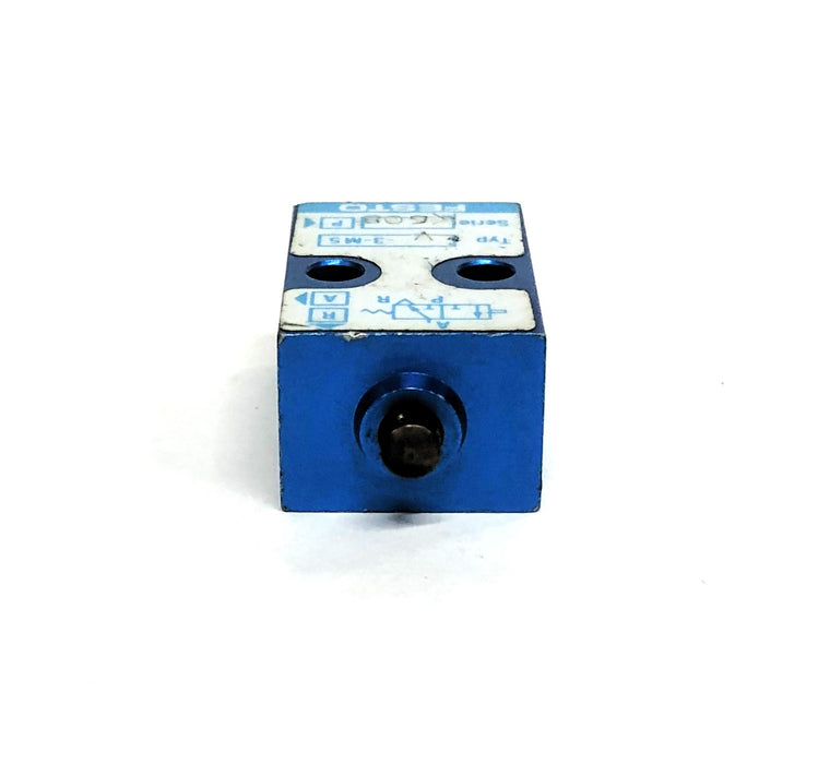 Festo K608 Stem Actuated Valve V-3-M5 USED