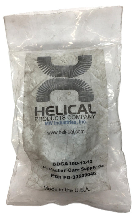 Helical 1" x 1-1/2" Coupling BDCA100-12-12 NOS