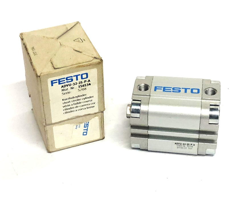 Festo 156534 S708 pmax.10bar Cylinder ADVU-32-25-P-A NOS