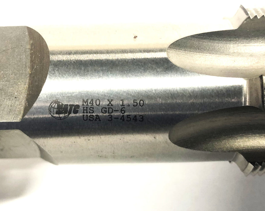 McMaster-Carr HS GD-6 General Purpose Tap M40x1.50 (3-4543) NOS