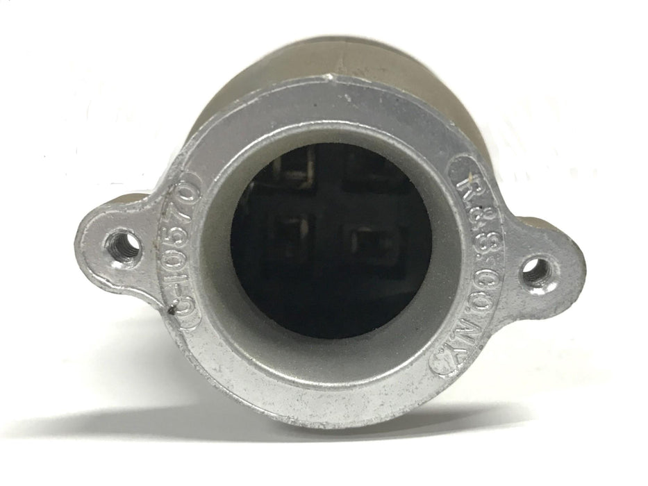 Russell and Stoll SAF-T-ARC Conduit Plug 334H [Lot of 2] USED