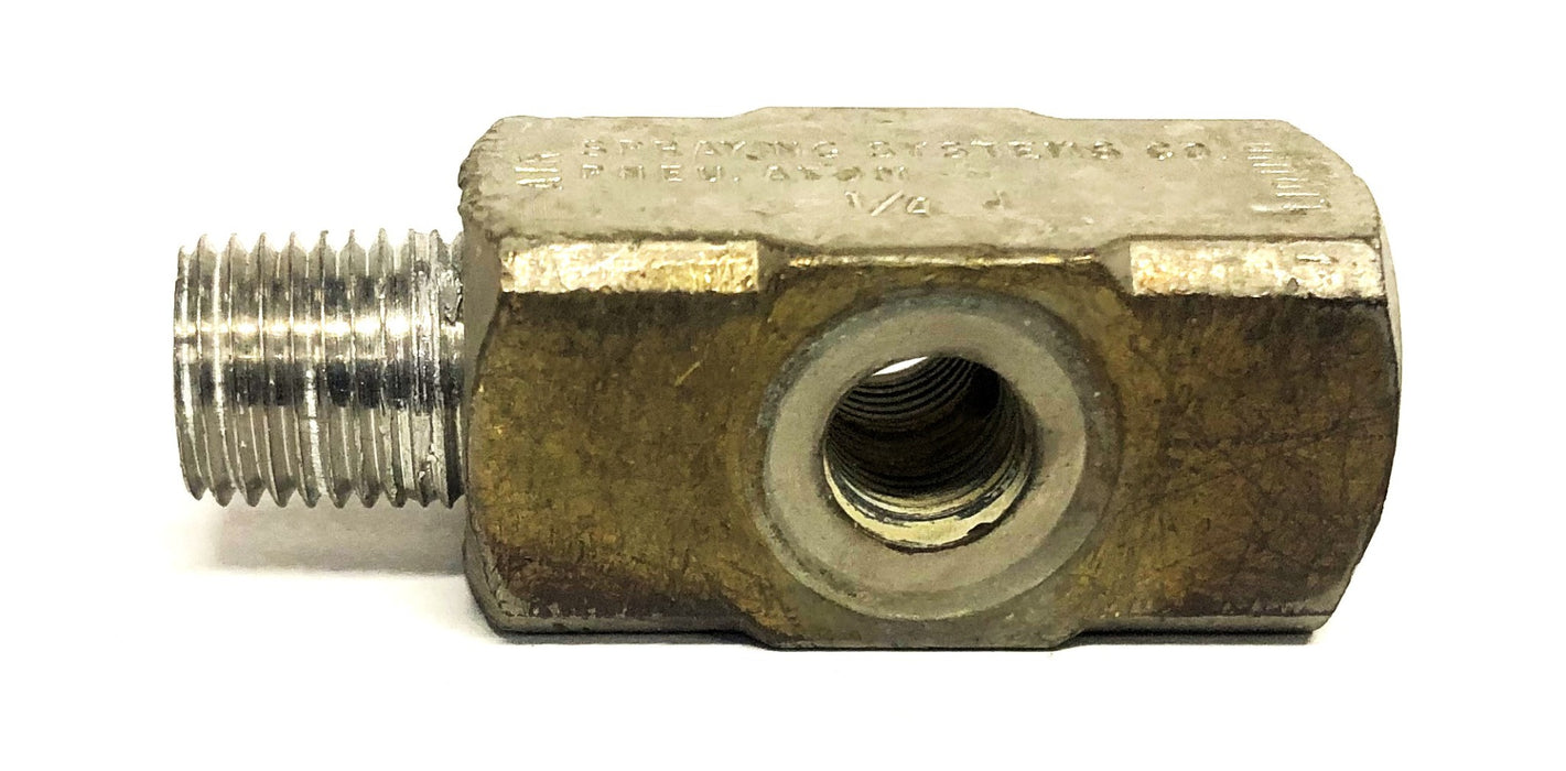 Spraying Systems Auto Co Pneumatic Atom Accessory With Fitting 1/4-J USED