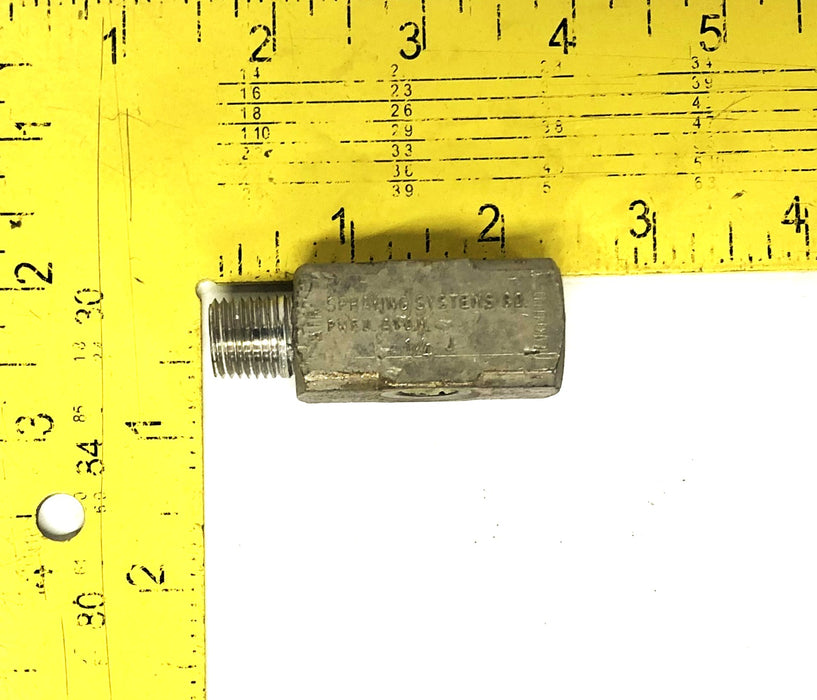 Spraying Systems Auto Co Pneumatic Atom Accessory With Fitting 1/4-J USED