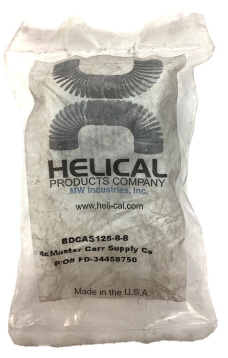 Helical Flexible Shaft Coupling BDCAS125-8-8 NOS